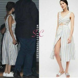 Free People Striped Linen Blend Kansas City Girl M